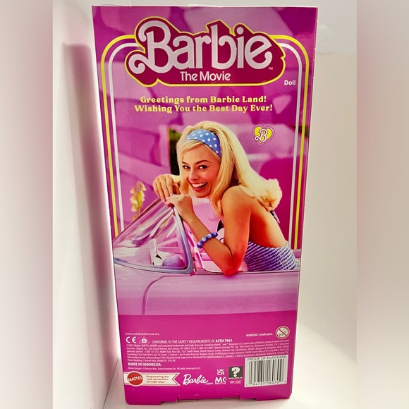 Barbie The Movie Collectible Doll-Margot Robbie as Barbie in Pink Gingham Dress - Picture 3 of 8